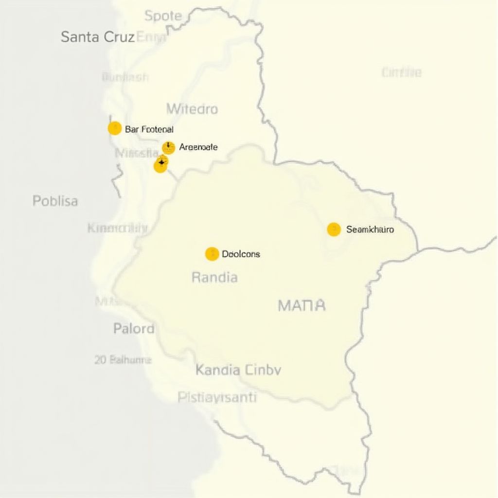Ubicación de nuestra oficina en Santa Cruz